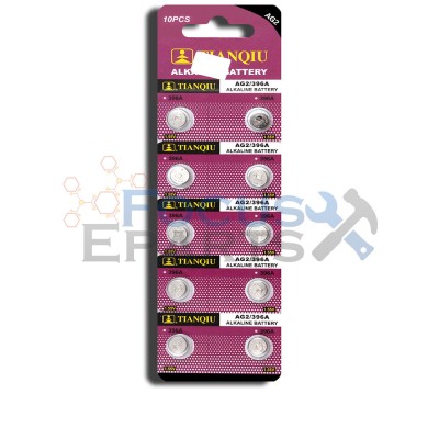 AG2 396A LR726 SR726SW CX59 LR59 SR59 397 Button Cell Batteries [10-Pack]