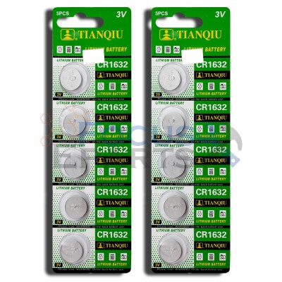 CR1632 DL1632 ECR1632  Button Cell Batteries [10-Pack]