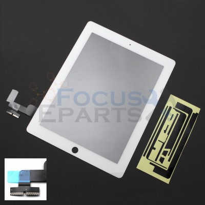 iPad 2 Digitizer Glass Replacement - White