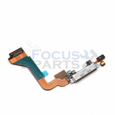 iPhone 4 (GSM) Charging Dock Connector Port Flex Cable Replacement - White