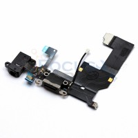 iPhone 5 Lightning Dock Assembly and Audio Jack Replacement - Black