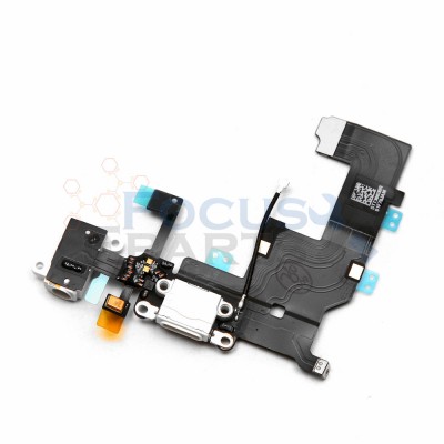 iPhone 5 Lightning Dock Assembly and Audio Jack Replacement - White