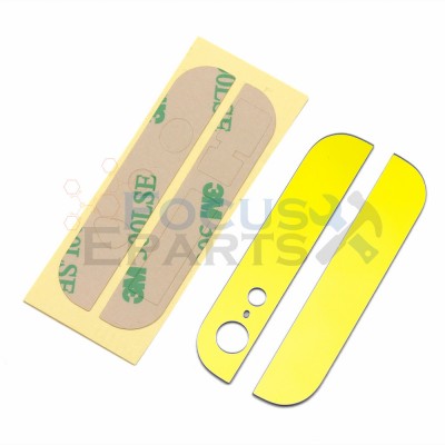 iPhone 5 Back Top & Bottom Glass Housing Replacement - Yellow