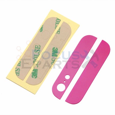 iPhone 5 Back Top & Bottom Glass Housing Replacement - Pink