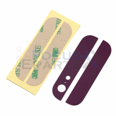 iPhone 5 Back Top & Bottom Glass Housing Replacement - Purple