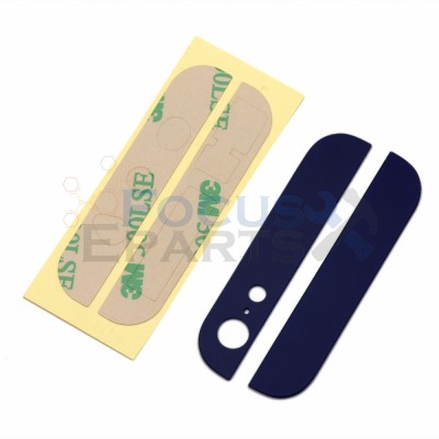 iPhone 5 Back Top & Bottom Glass Housing Replacement - Ocean Blue