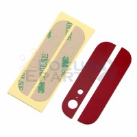 iPhone 5 Back Top & Bottom Glass Housing Replacement - Red