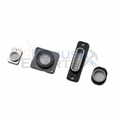 iPhone 5 Camera Flash Bracket Set - Silver