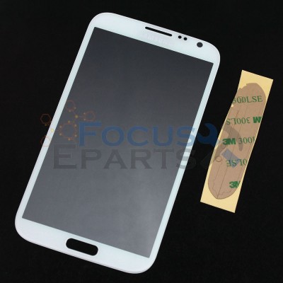 Samsung Galaxy Note 2 N7100 Front Glass Replacement - White
