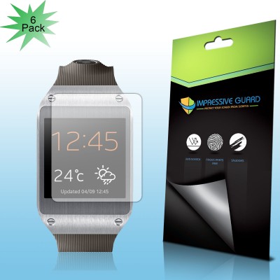 Samsung Galaxy Gear Smartwatch Clear Screen Protector [6 Pack]