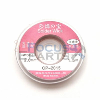 Soldering Wick 2.0mm x 1.5m ESD-Safe