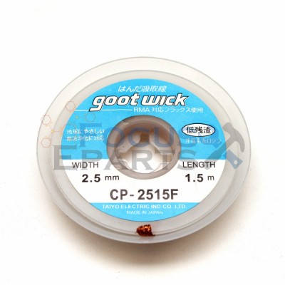 Soldering Wick 2.5mm x 1.5m ESD-Safe
