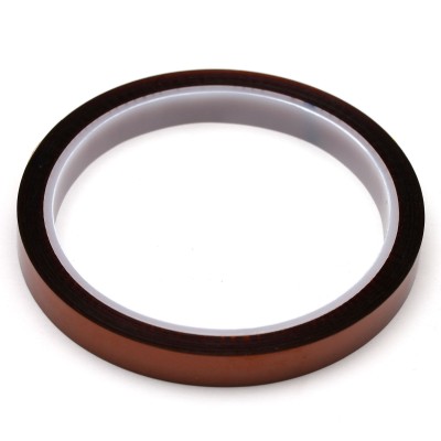 10mm x100ft Gold High Temperature Heat Resistant Kapton Tape